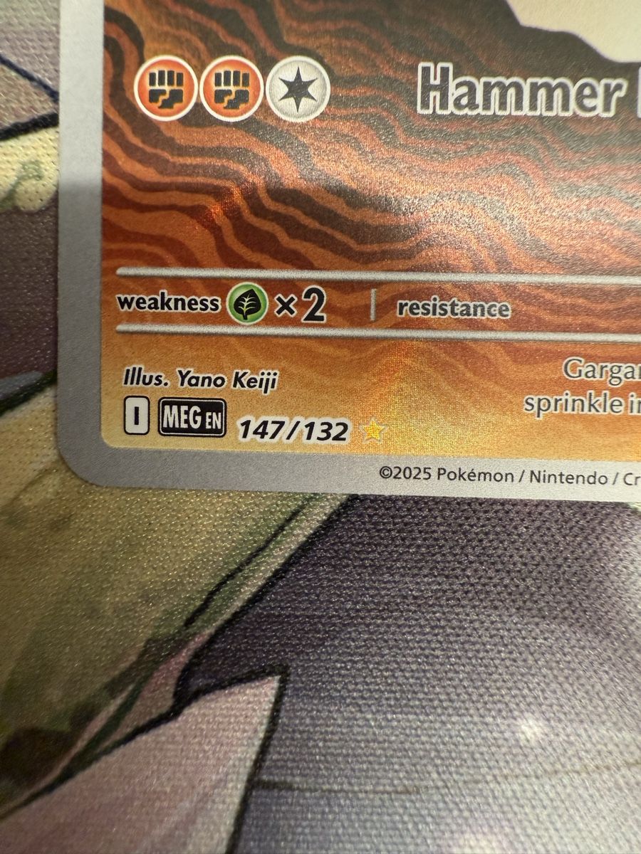 Pokémon Carte collezionabili: 147/132 Garganacl 2025 Pokemon mega Evolution EN MINT – Nuovo (secondo la descrizione) da Niederweningen venduto da rimicanardo 2