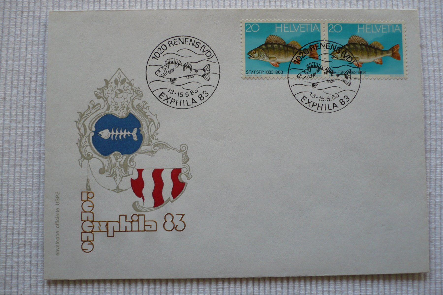 Alle Briefmarken: 1983 EXPHILA 83, Renens – Gebraucht aus Zürich von saltandpepper008