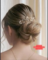 Haarschmuck Perlen Roségold neu