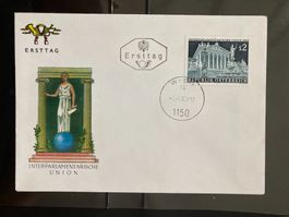 Österreich 1969 Ersttagsbrief Interparlamentarische Union