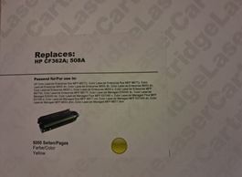 Toner gelb HP CF362A 508A neu und original