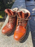 Stivaletti Timberland invernali in pelle marrone, taglia 42
