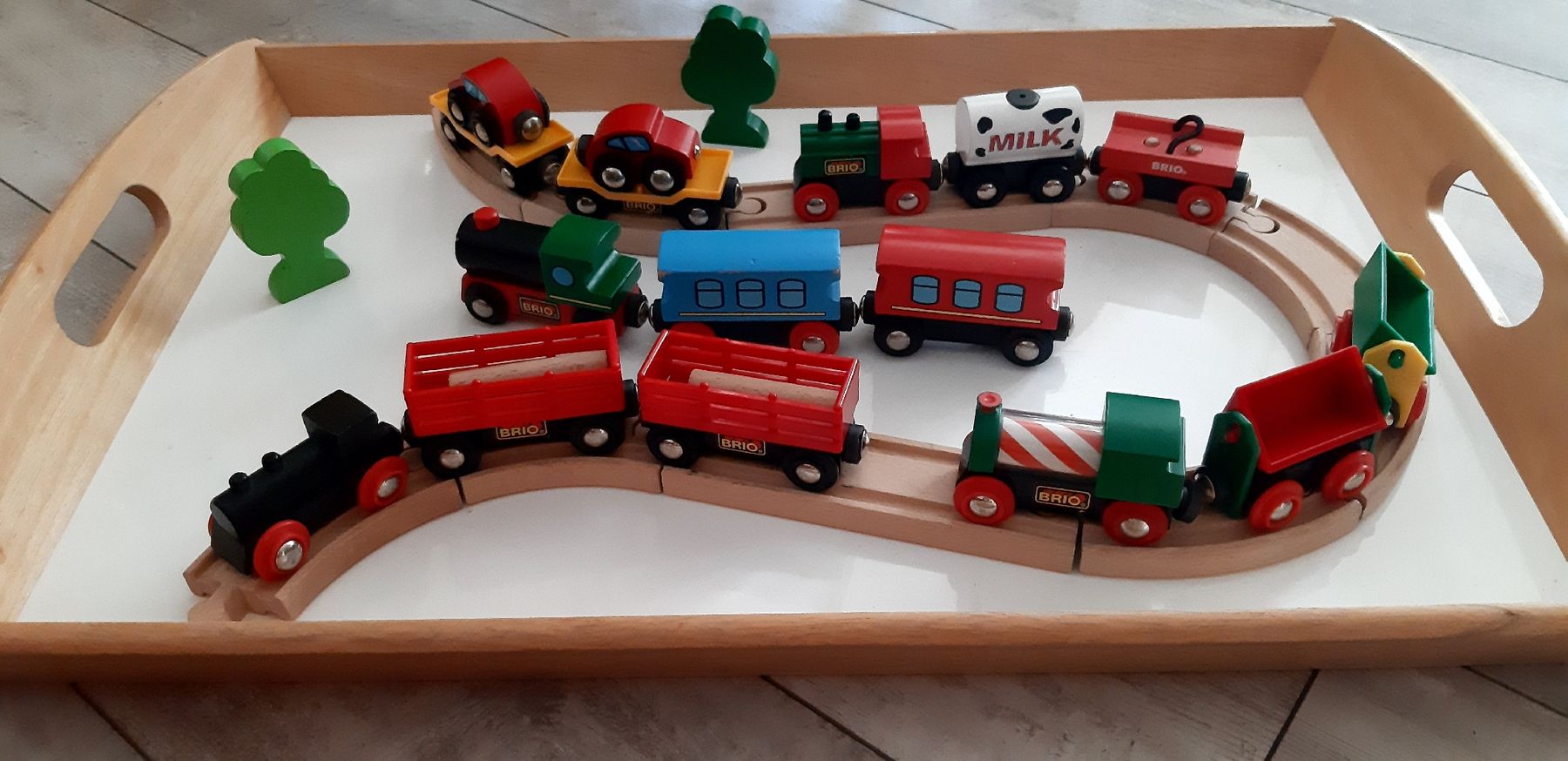 Brio Spielzeuge: BRIO  -  Eisenbahn  -  Konvolut  -  Holz  -  Kunststoff  – Gebraucht aus Tagelswangen von BrigittaC01 5