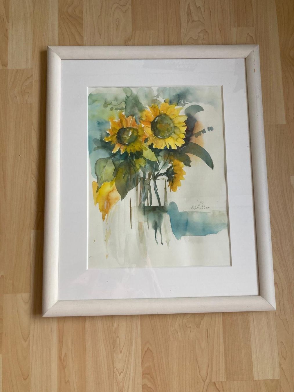 Dipinti: Aquarell Sonnenblumen – Usato da Schwarzenbach SG venduto da ernesto3.6 1