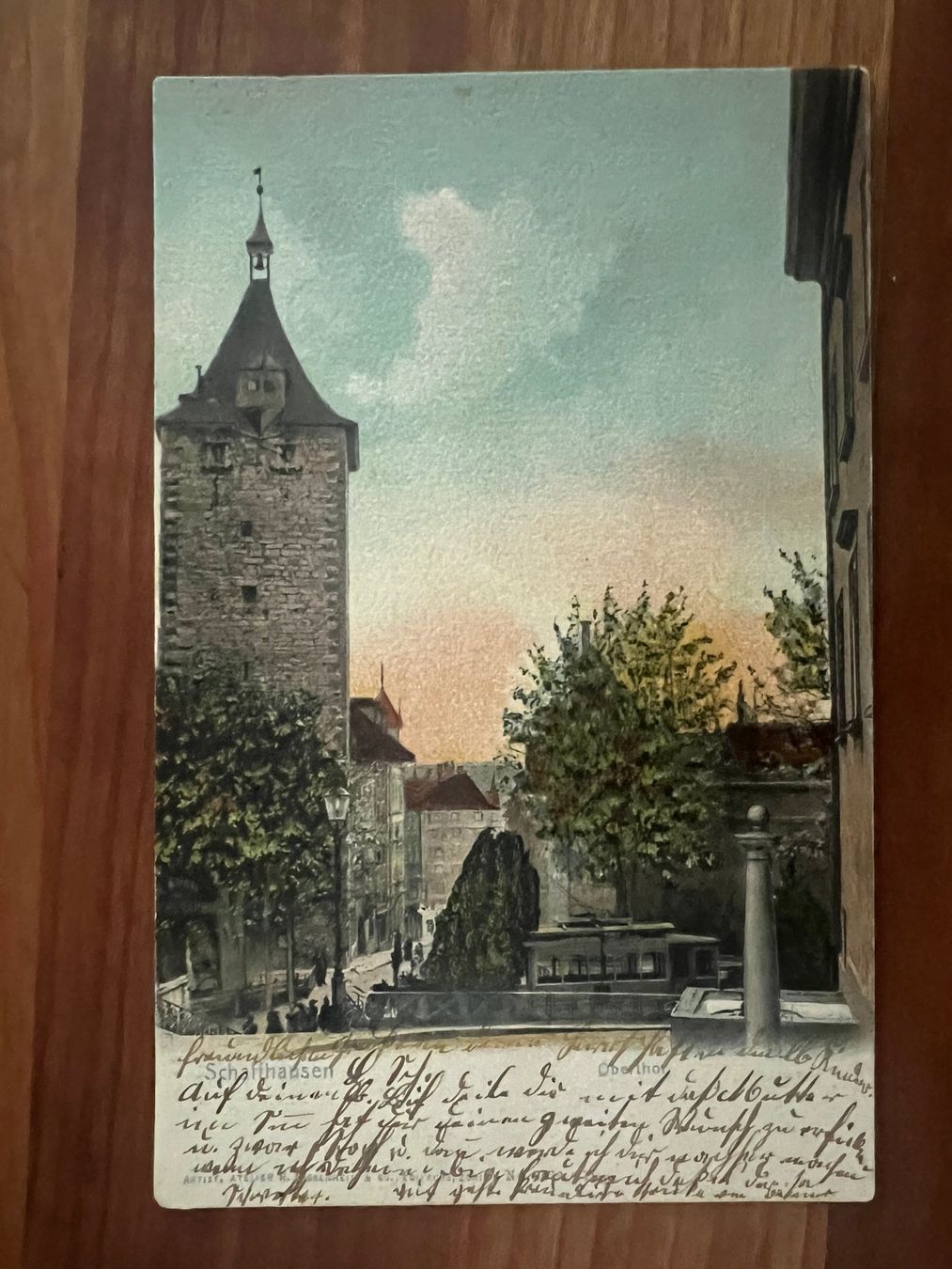 Cartoline postali: AK  191 Schaffhausen   (G3096) – Usato da Hinwil venduto da Sidi4