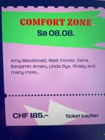 2 Tickets Lakelive Biel, Comfort Zone SA 8. August 2026