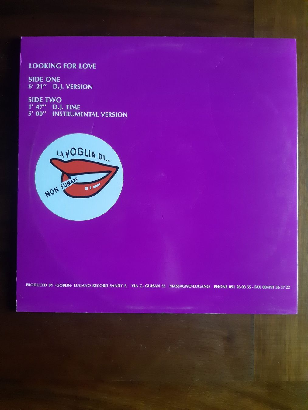 Vinyles: Sandy P. - Looking For Love (12") – D'occasion à Verscio par giamma1985 1