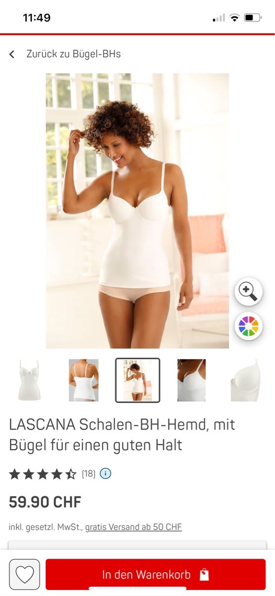 Top: Top mit integrierten Schalen BH 80 C – Usato da Rüti ZH venduto da kar_xx9l 5