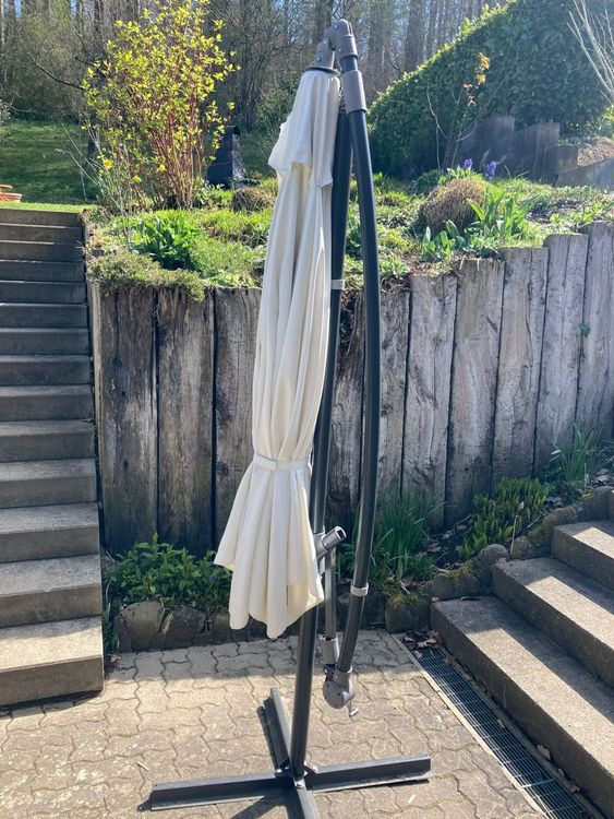 Maffei Art Sonnenschirm Tulum - 200 Cm Durchmesser, Mit Rafia-Bespannung In 3 Farben, Made In Italy
