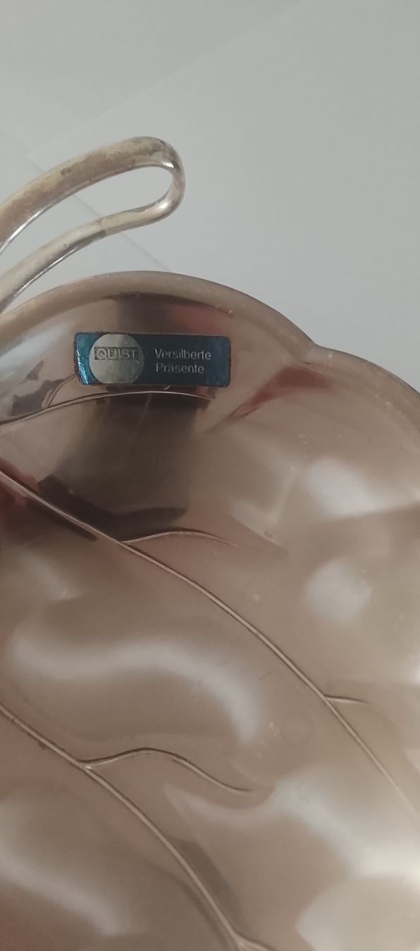 Plateaux: Schale Blattform versilbert Vintage  – D'occasion à Oberriet SG par snj_bjb7 2