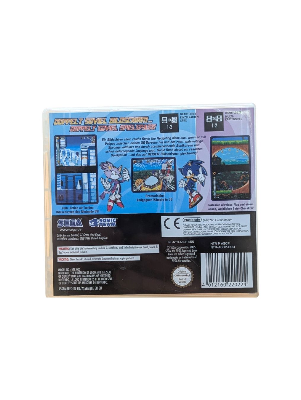 Nintendo Giochi: Sonic Rush Nintendo DS – Usato da Domat/Ems venduto da IsseldorsShop 1