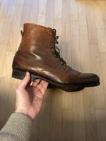 Leather Ankle Boots, Made in Portugal, Size 46, Spring-Ready