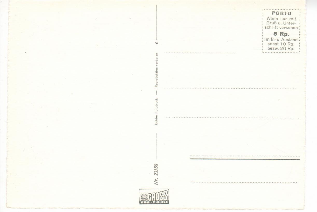 Cartoline postali: Blick vom Buchserberg SG – Usato da Wolhusen venduto da Curver9 1