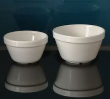 Vintage 2 Puddingschüssel aus Keramik von MASONS CASH