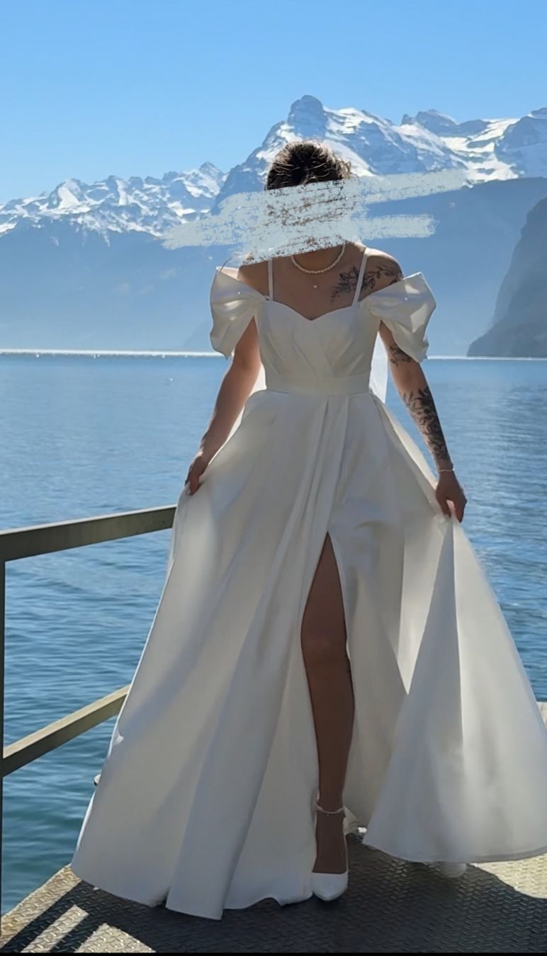 Vestiti: Hochzeitskleid Gr 38 – Usato da Tagelswangen venduto da dbo_mxb8