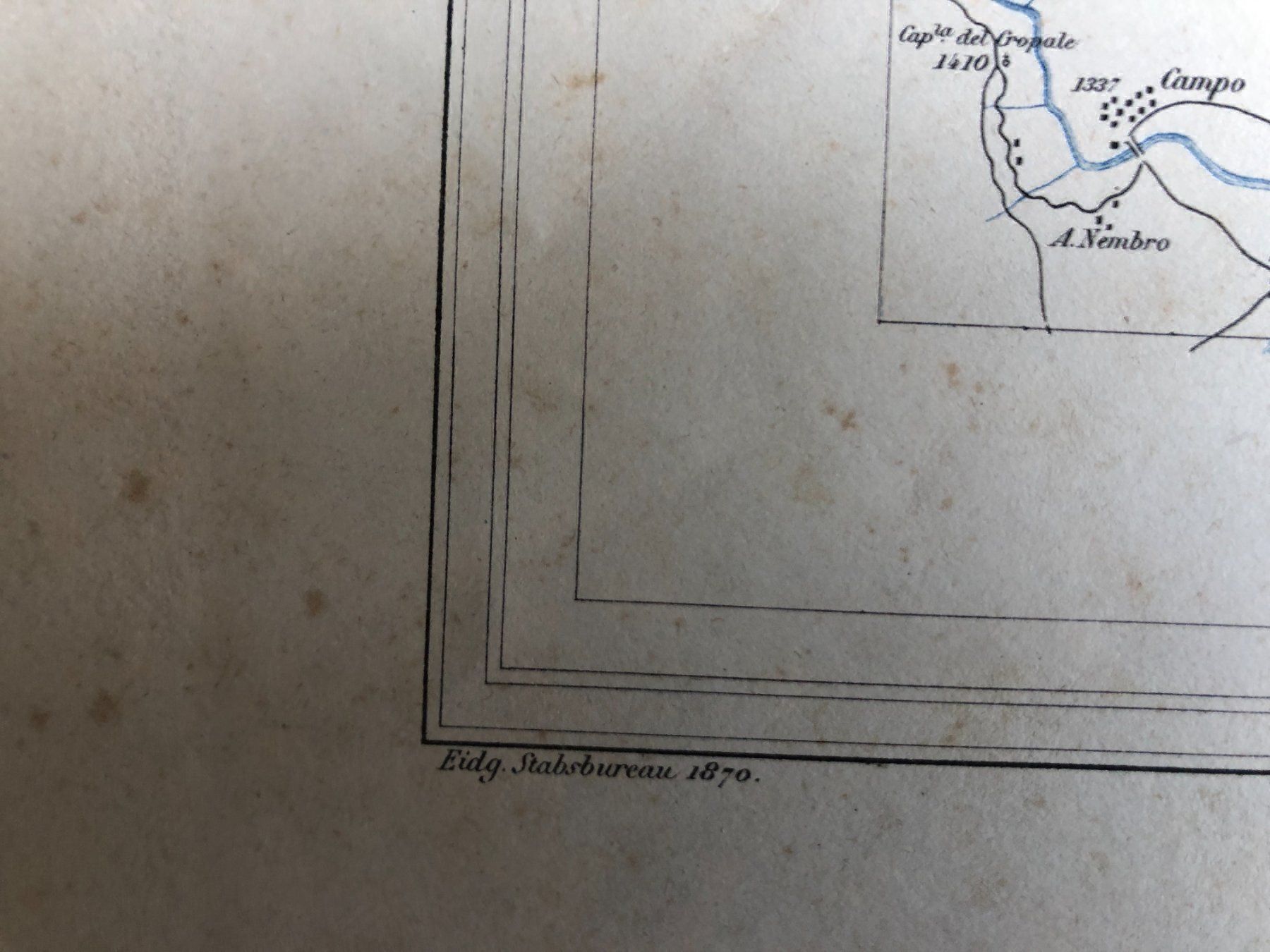 Landkarten & Atlanten: Siegfriedatlas: Helsenhorn 1870 – Gebraucht aus Zürich von allp 5