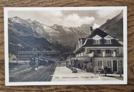 Lötschbergbahn, Bahnhof Frutigen, Photoglob Zürich