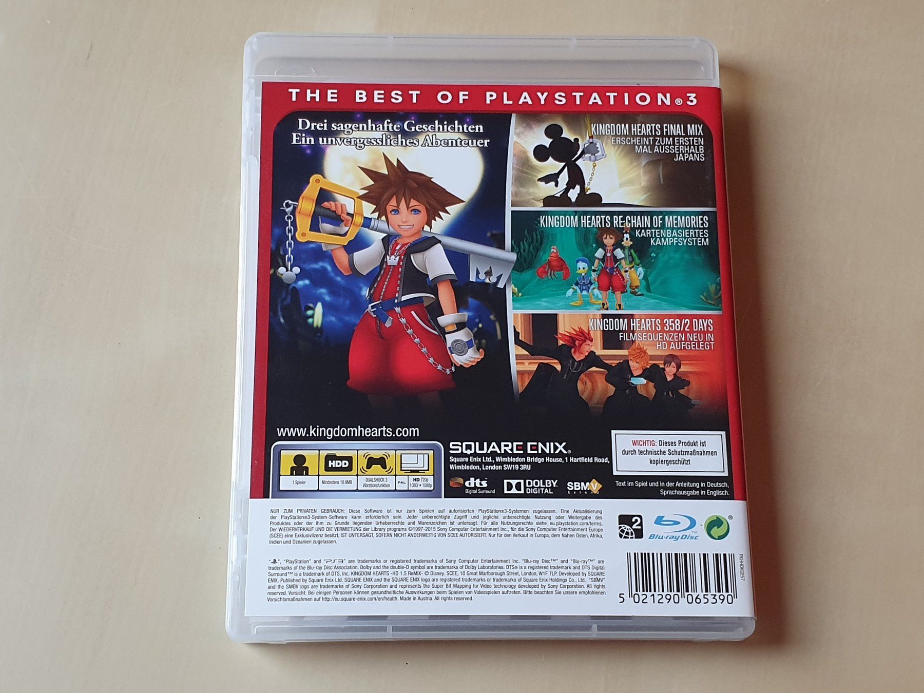 Sony Spiele: Kingdom Hearts HD 1.5 Remix – Gebraucht aus Stansstad von collectorsshop 1
