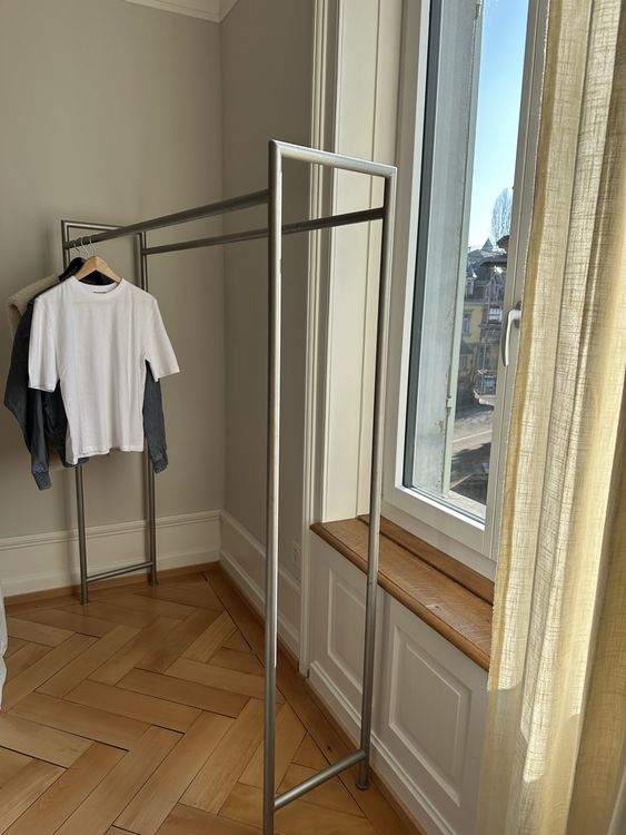 Stainless Steel Clothes Rack, Minimalist Design (Gebraucht) in Zürich ...