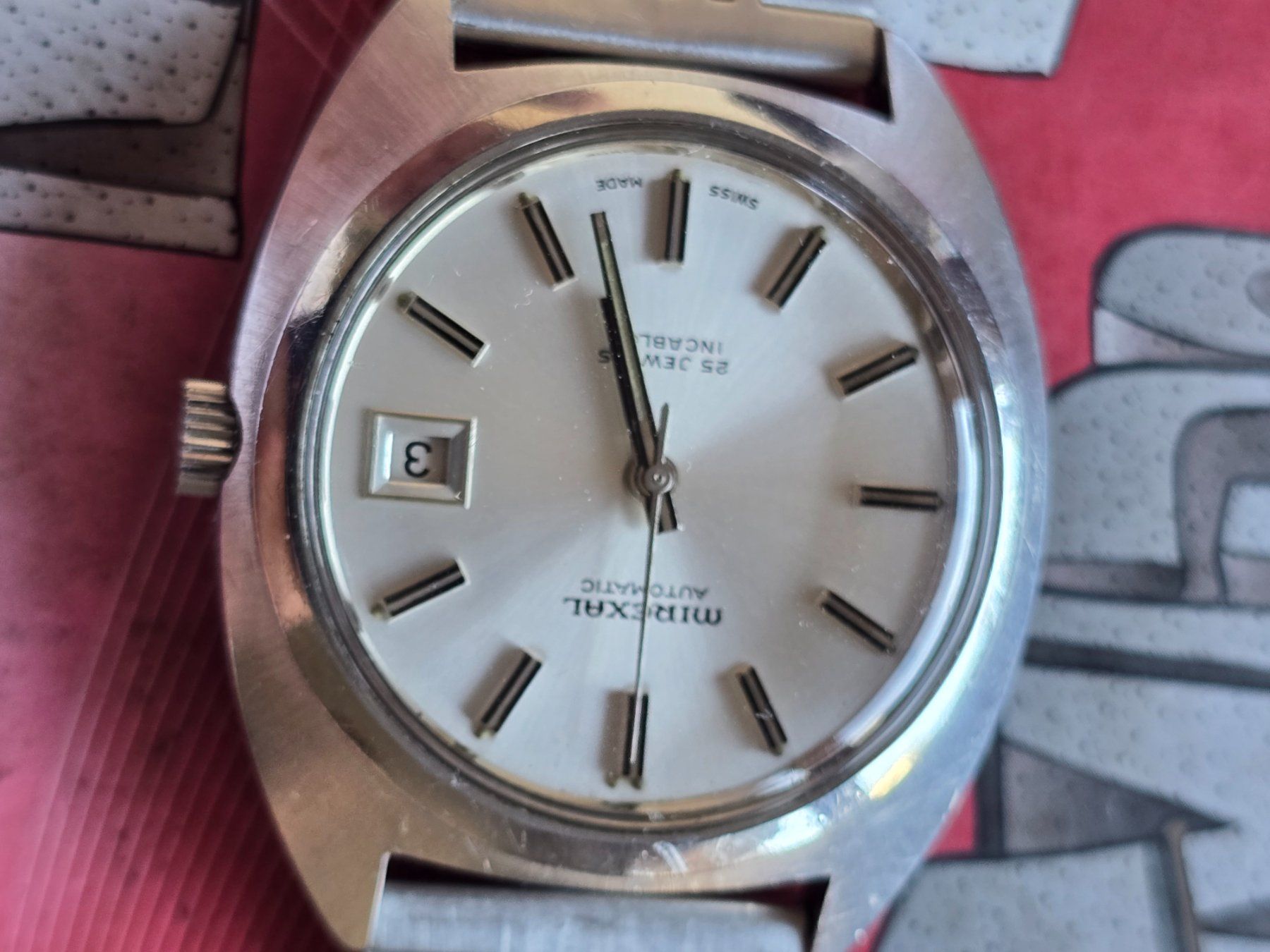 Mirexal Uhren: 28 Mirexal Automatic  Date 25 Jewels – Gebraucht aus Muri AG von Corredor 4