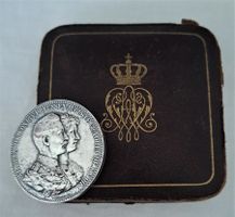 Ehejubiläum Wilhelm und Auguste im Etui