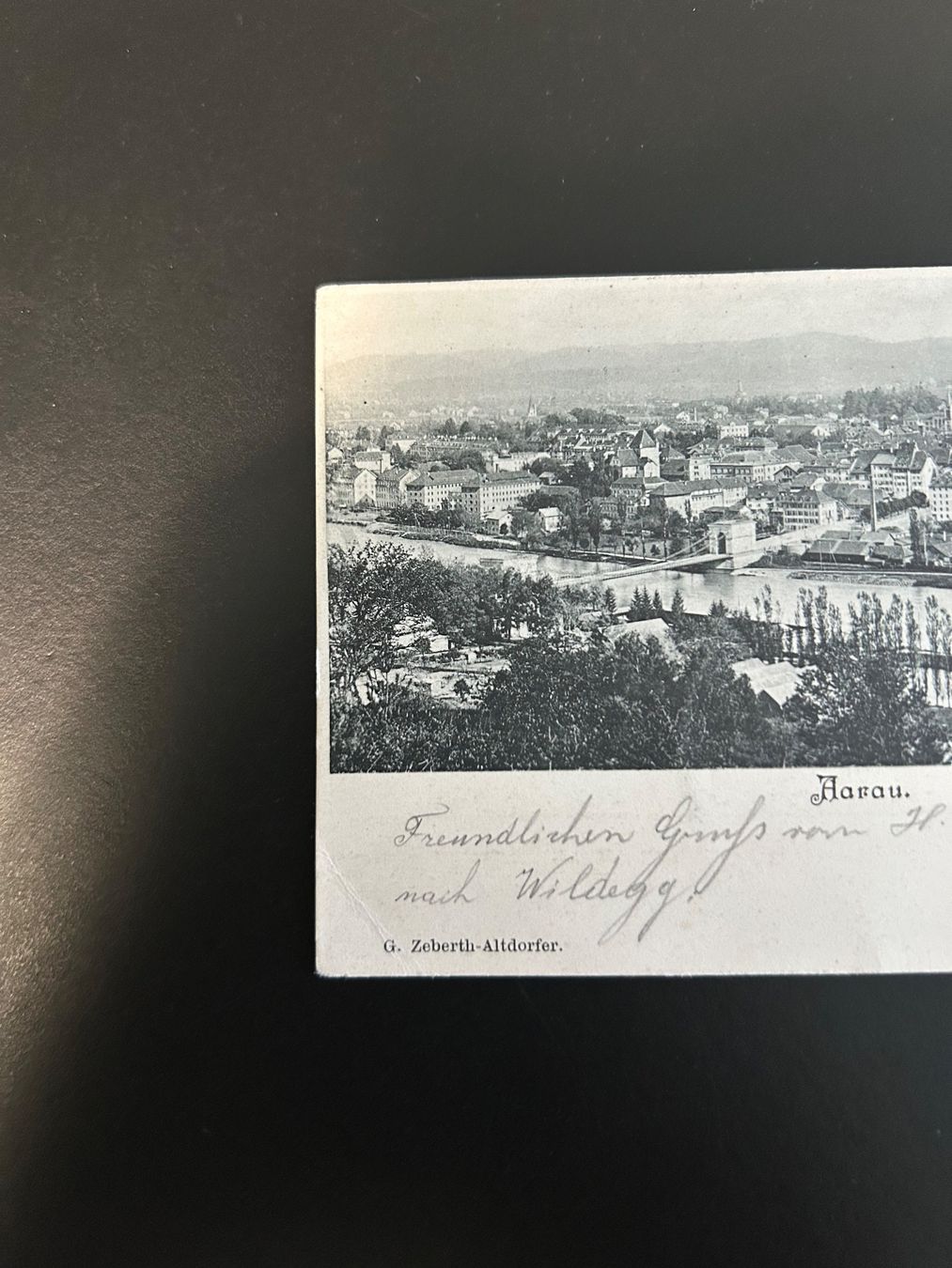 Cartes postales: Ansichtskarte/Postkarte von 1902 Aarau.Feldpost.. – D'occasion à Bern par Ricehportsatakard 1