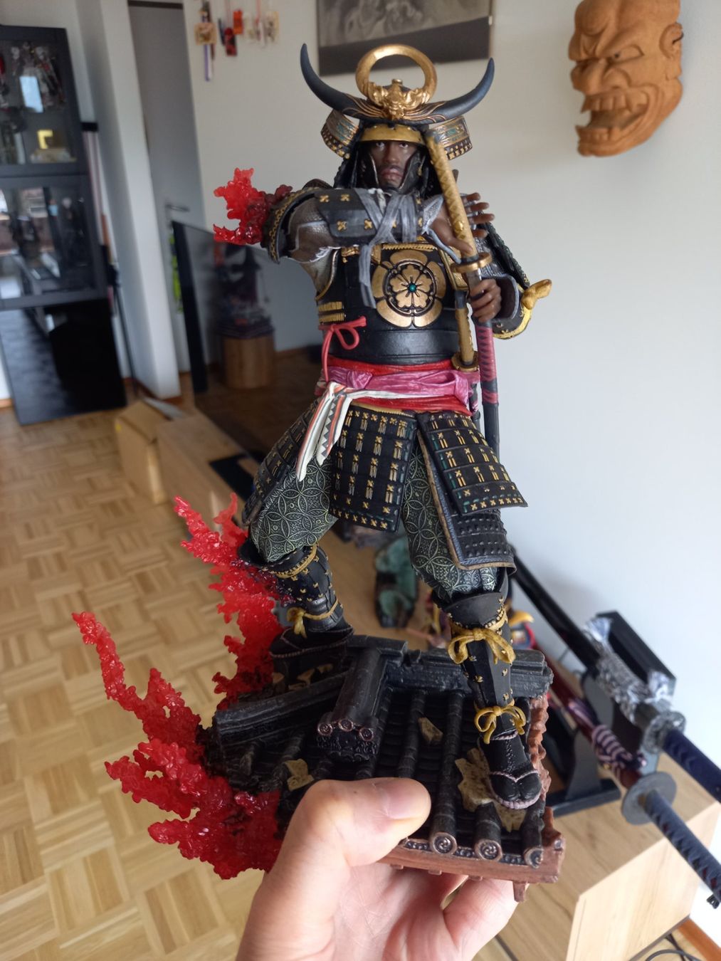 Creed Statuette: Assassin's Creed Shadows - Yasuke 1/8 LED Figur - 28cm – Nuovo e nell'imballaggio originale da Caslano venduto da mecha_gundam