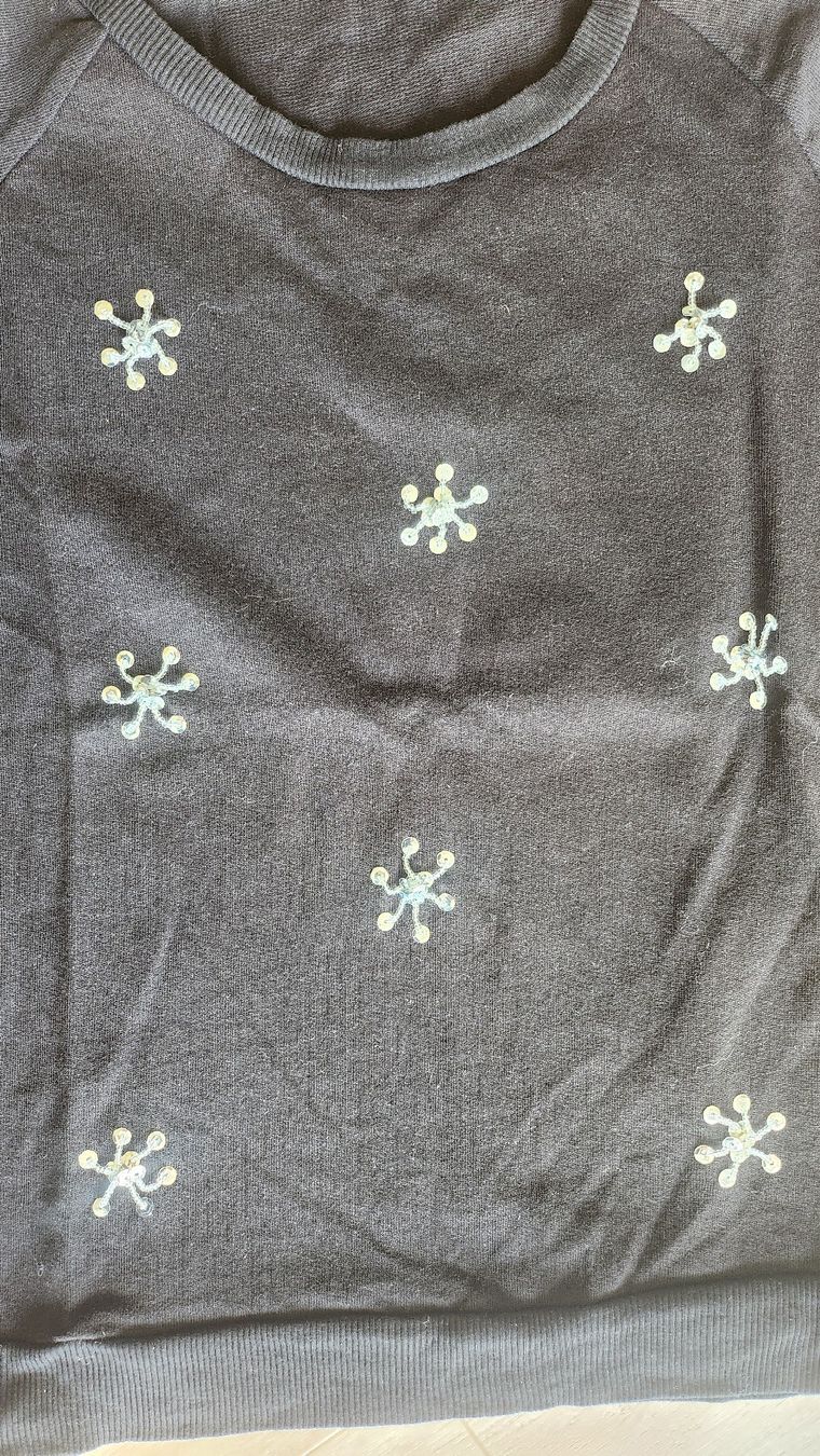 Maglioni & Felpe: Pull noir étoiles perles by Chicorée, taille M, NEUF – Nuovo (secondo la descrizione) da Agiez venduto da chouchanelle 6