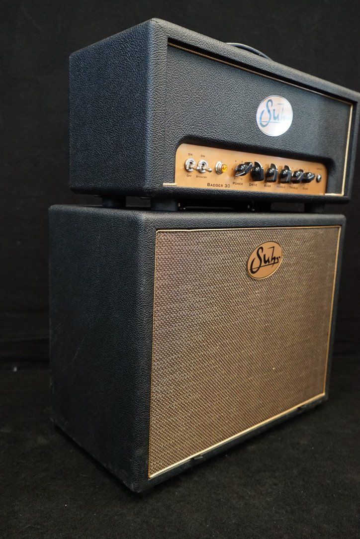 Verstärker: Suhr Badger 30 Halfstack mit 1×12" Black/Gold Cabinet – Gebraucht aus Ortschwaben von Musictrade 4