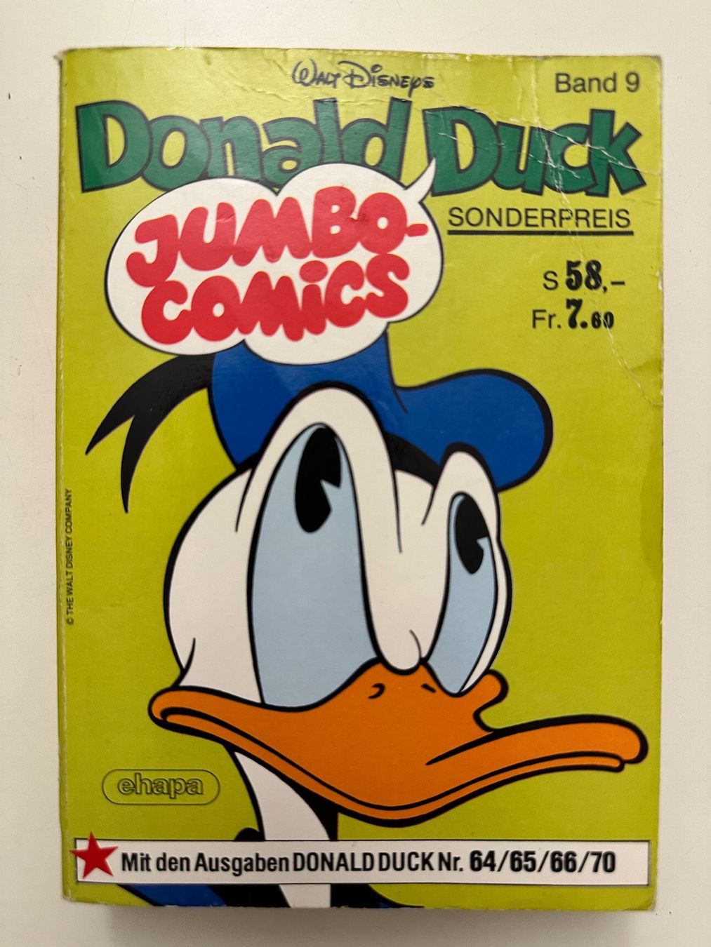Fumetti: DONALD DUCK JUMBO-COMICS BAND 9 – Usato da Münsingen venduto da Ganjam