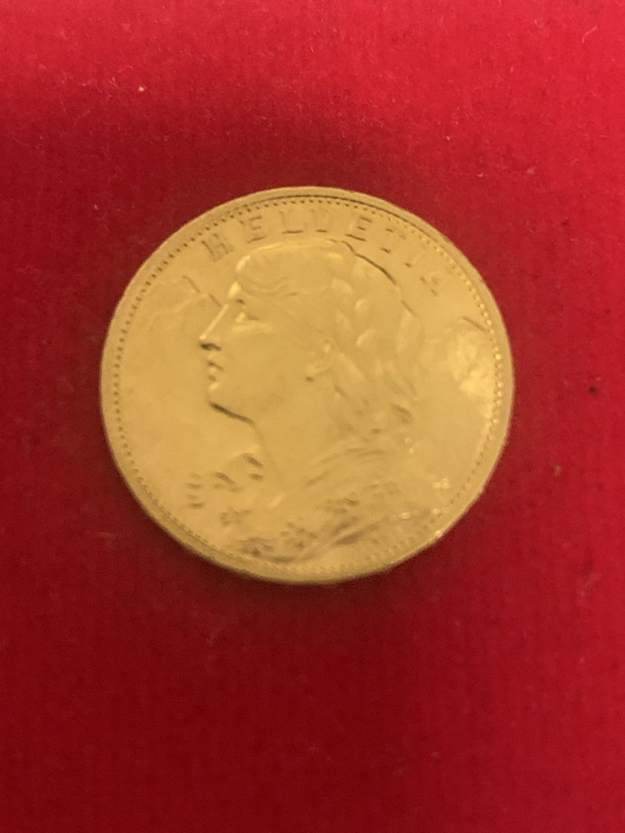Toutes les monnaies: Original 20 Franken Goldvreneli 1915 – D'occasion à St.Gallen par pediro