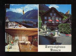 Bauen, Seedorf, Gasthaus Zwyssighaus, Werbkarte