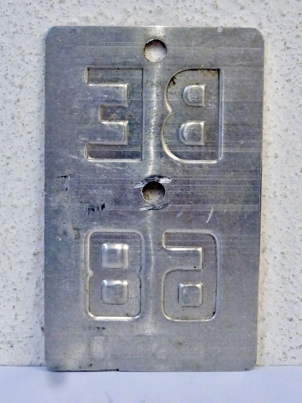 Schilder: BE 68 VELONUMMER - FAHRRADSCHILD – Gebraucht aus Kerzers von zimmergruen 1