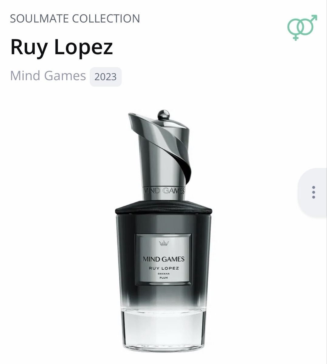 Profumi & Eau de Toilette: MIND GAMES Ruy Lopez Parfum Sample 2ml – Nuovo (secondo la descrizione) da Meierskappel venduto da Philium