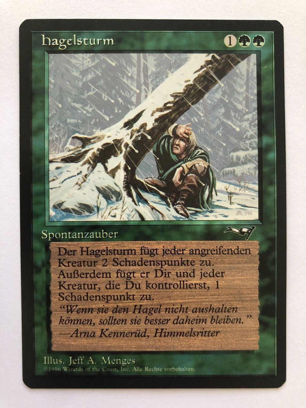 Cartoline: MTG - Hagelsturm – Usato da Zürich venduto da T_H_O_M_A_S