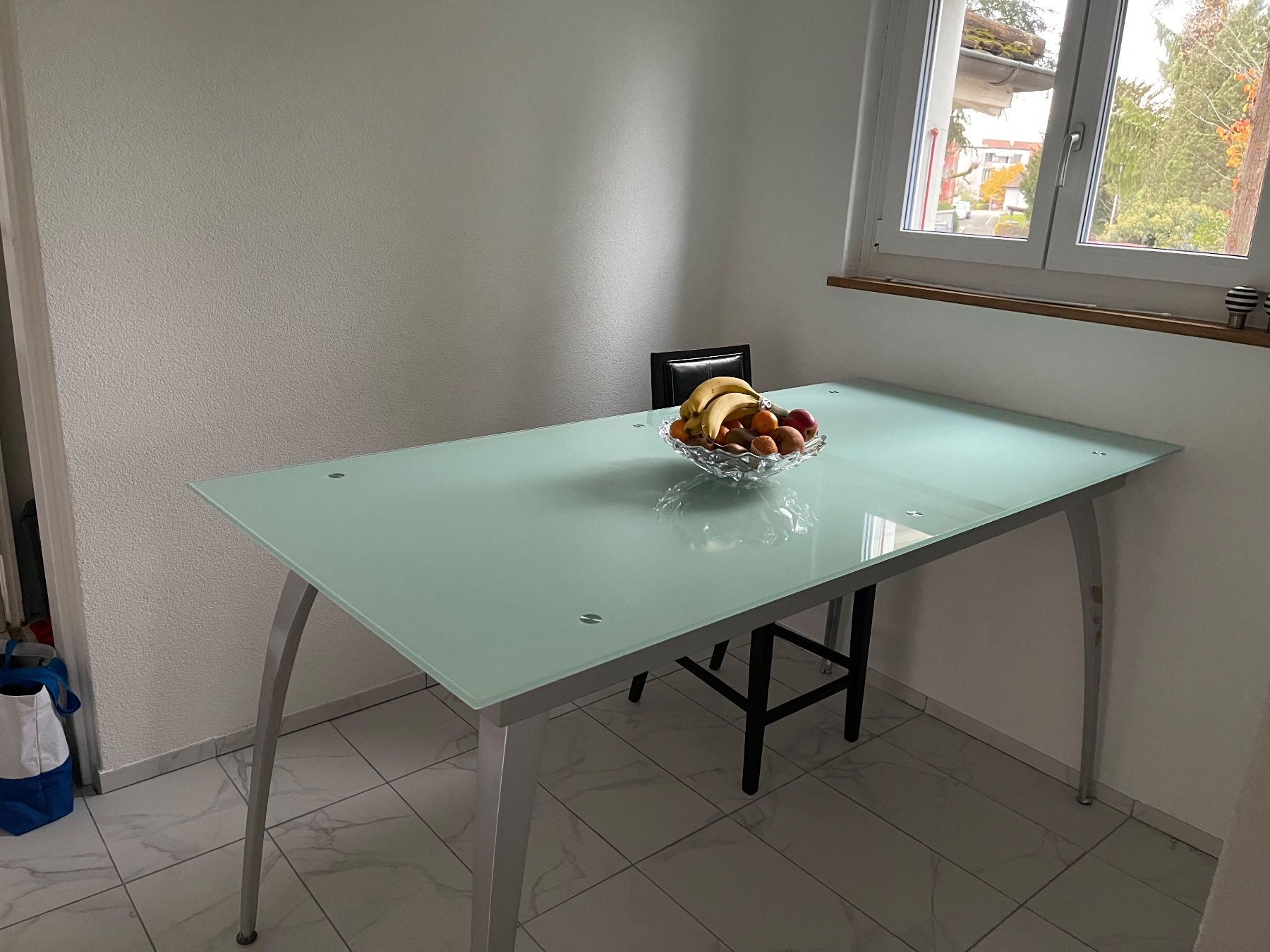 Tische: Designer Glas Hoch Esstisch 190x90 – Gebraucht aus Thun von Thuno6 5