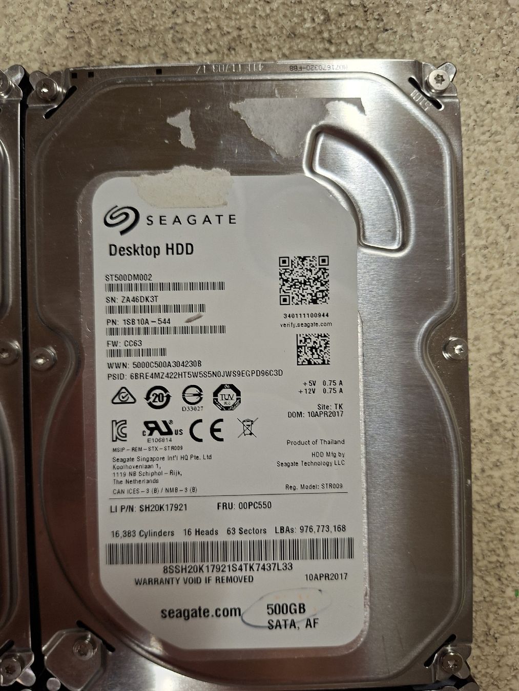 Seagate Dischi rigidi: 8 Stück Seagate Festplatten – Usato da Willisau venduto da mwi-dev 6
