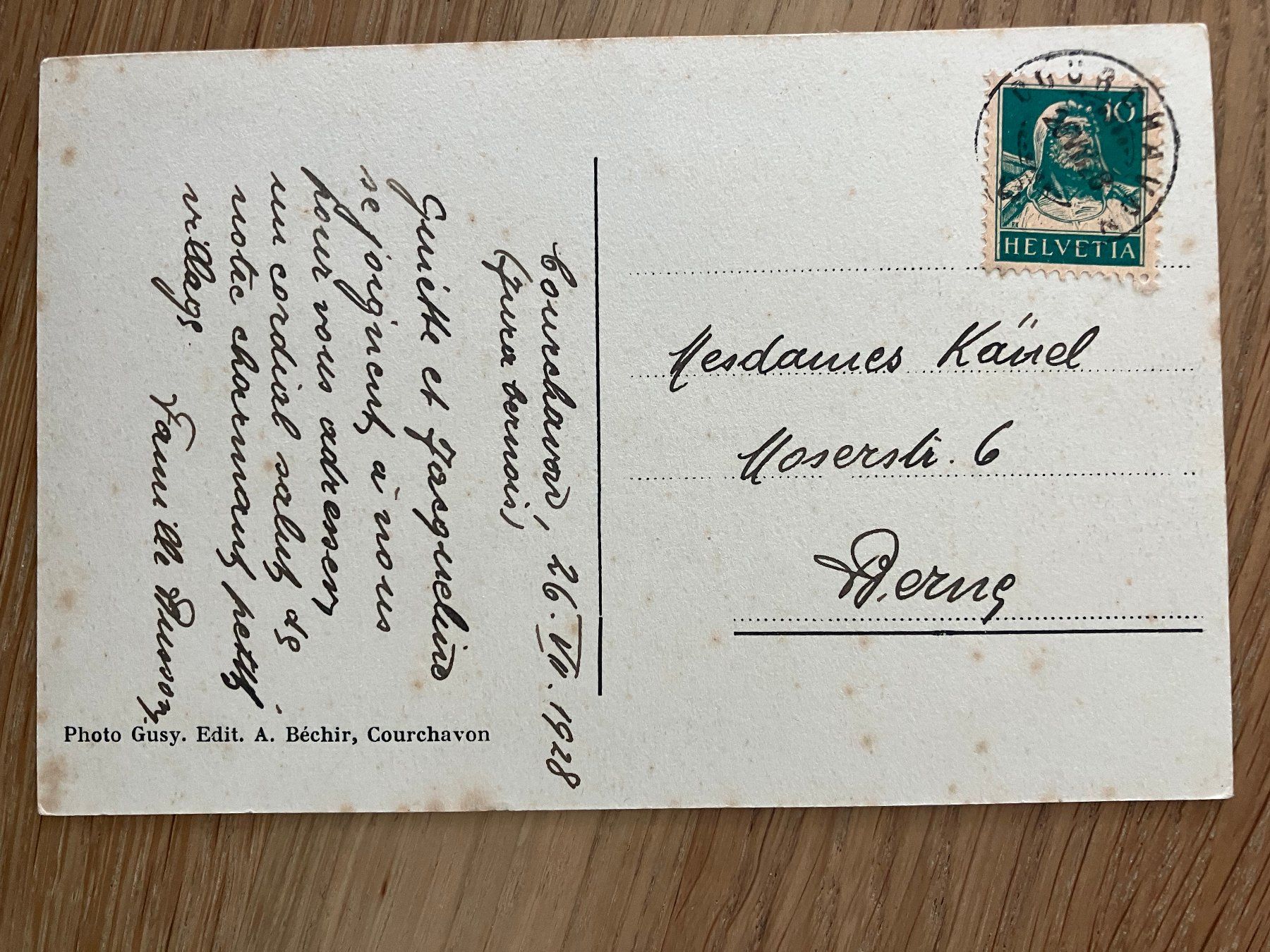 Cartes postales: Ansichtskarte Courchavon – D'occasion à Bolligen par Isebo 1