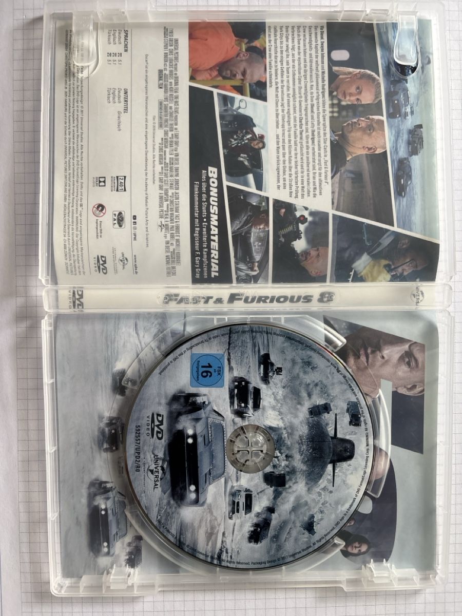 Tous les DVDs: FAST & FURIOUS 8 – Neuf (Voir description) à Unterengstringen par hab_dyp5 1