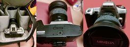 Ganze Fotoausrüstung Minolta