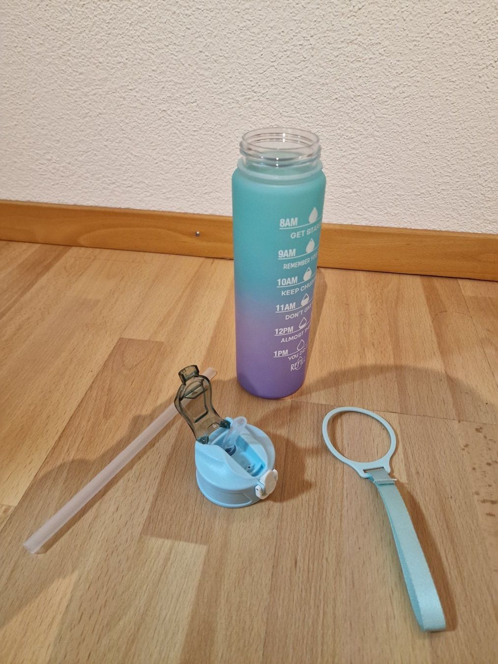 Trinkflaschen & Thermosflaschen: Wasserflasche Trinkflasche Kunststoff "Türkis" – Neu (gemäss Beschreibung) aus Buchrain von Sssschaller 3