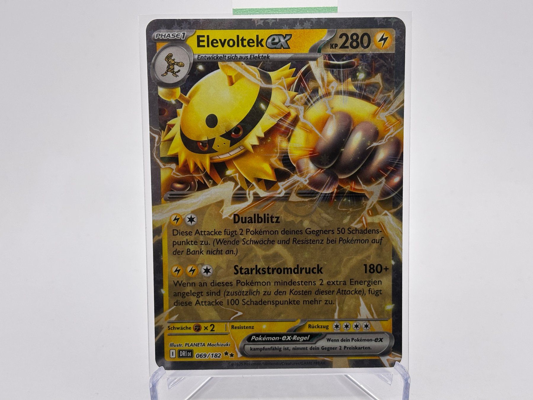 Pokémon Carte collezionabili: Ewige Rivalen - Elevoltek ex  (DRI 69) - DE – Usato da Allschwil venduto da Bullach