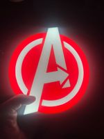 Lampe LightBox LED Avenger rouge usb