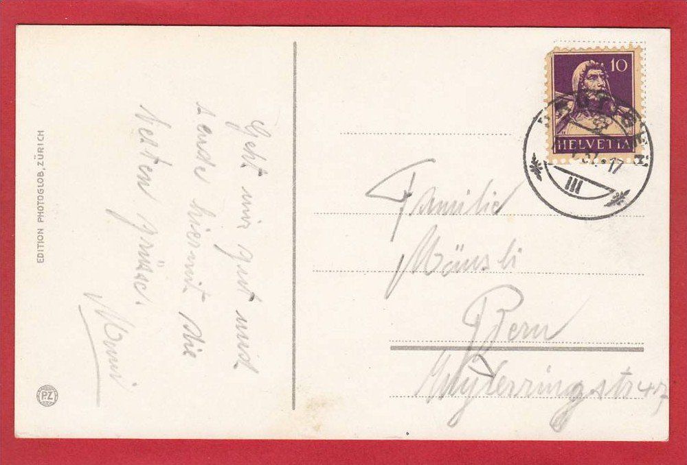 Cartoline postali: FRUTIGEN BAHNHOF LÖTSCHBERGBAHN – Usato da Grüningen venduto da Kartenlaube 1