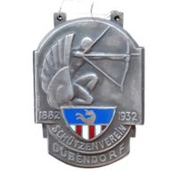 Schützenabzeichen Dübendorf 1882-1932