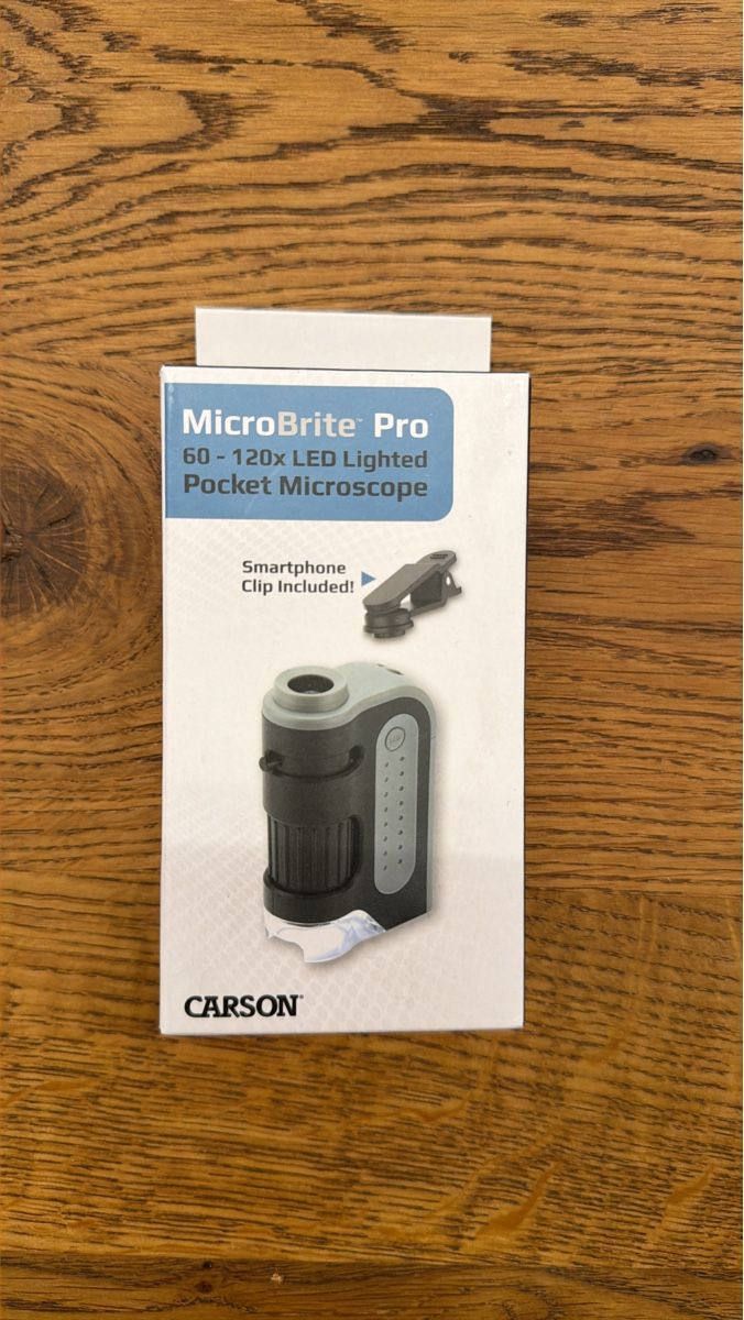 Carson Microscopes: Carson MicroBrite Pro 60-120x LED Pocket Microscope – Neuf (Voir description) à Grossaffoltern par dan_9s2z