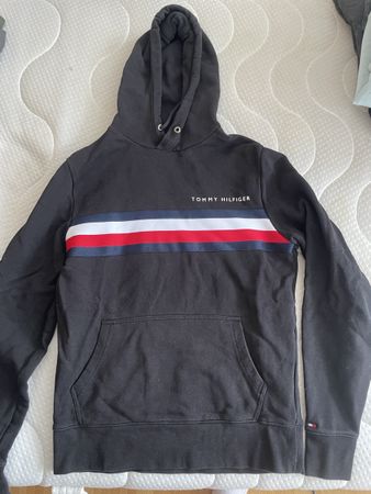 Tommy Hilfiger Hoodie Pullover Gr. S – Schwarz – Kapuzenpull