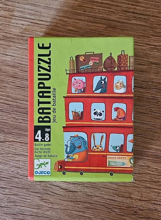 Djeco Spiele: Djeco Jeu de carte BataPuzzle – Gebraucht aus Renens VD von arochat
