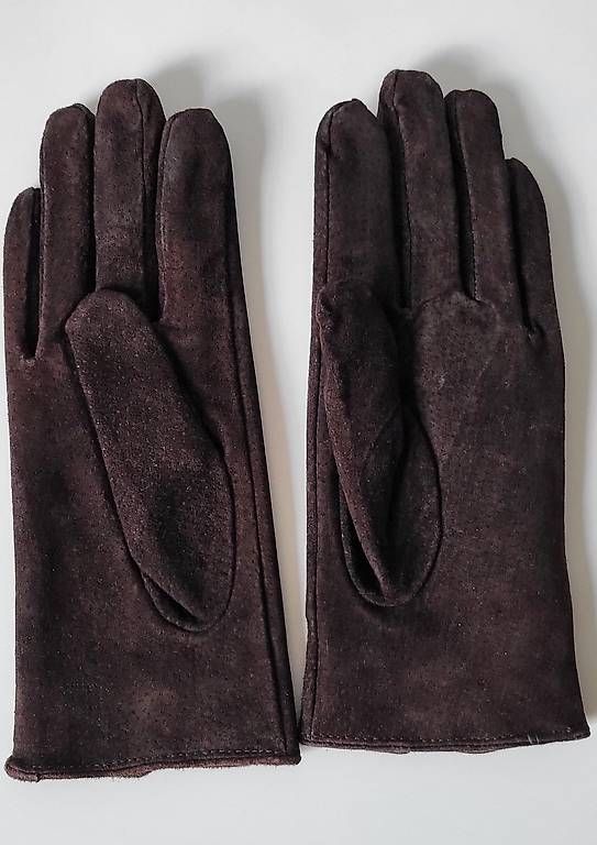 Guanti & manicotti: Handschuhe Wildleder Schokobraun von Rodier – Usato da Duggingen venduto da lot-of-fun 3