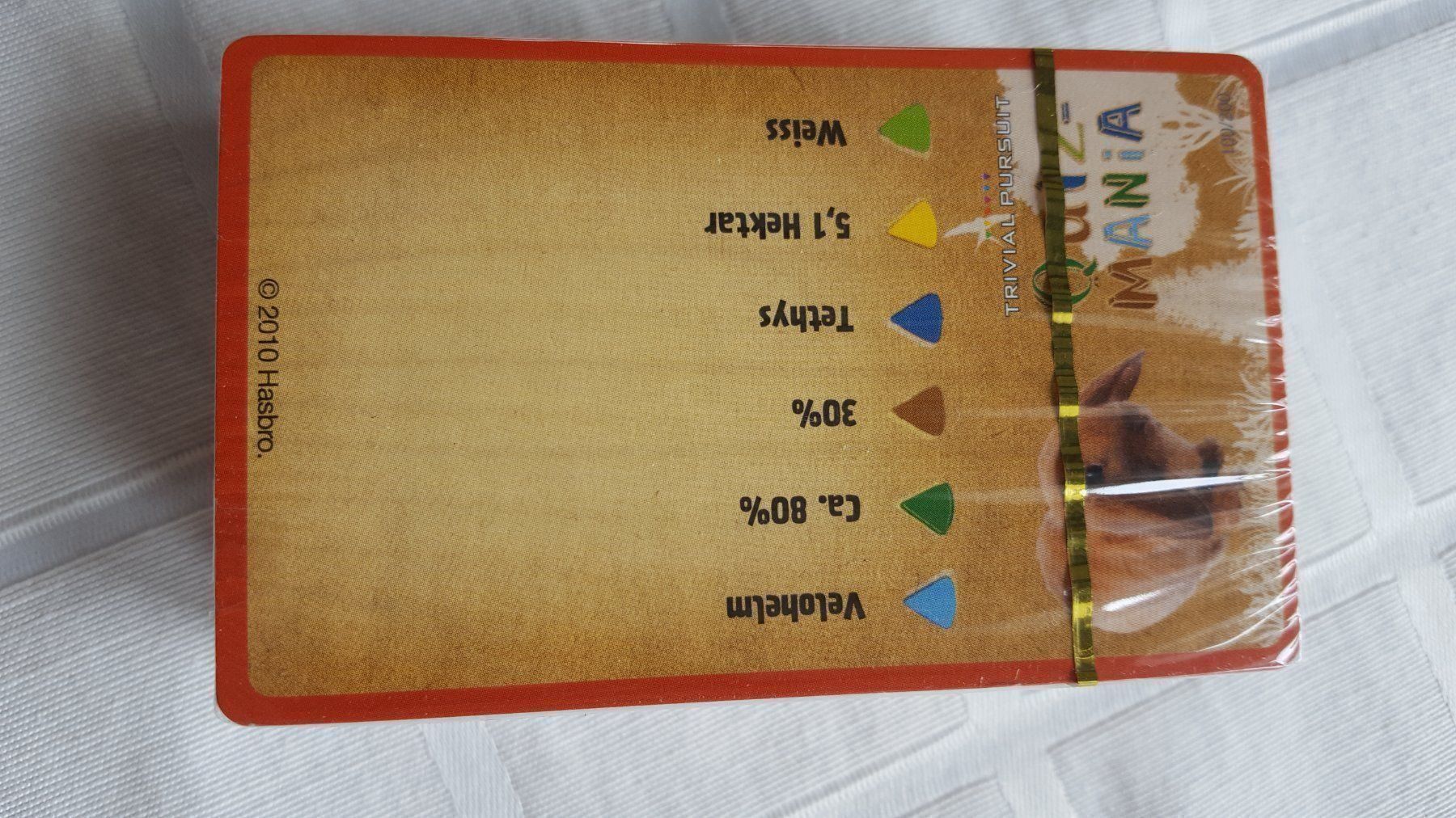 Giochi: Trivial Pursuit , Quiz-Mania – Nuovo e nell'imballaggio originale da Schönengrund venduto da Liane63 8